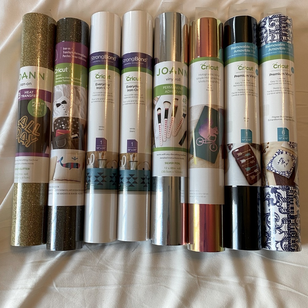 Cricut and JoAnn Fabric Vinyl